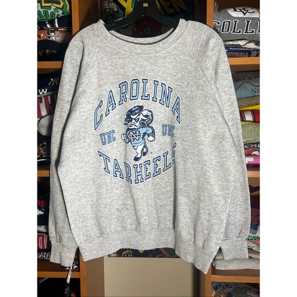 Vintage 80s UNC North Carolina University Tar Heels Sweater - Picture 1 of 6
